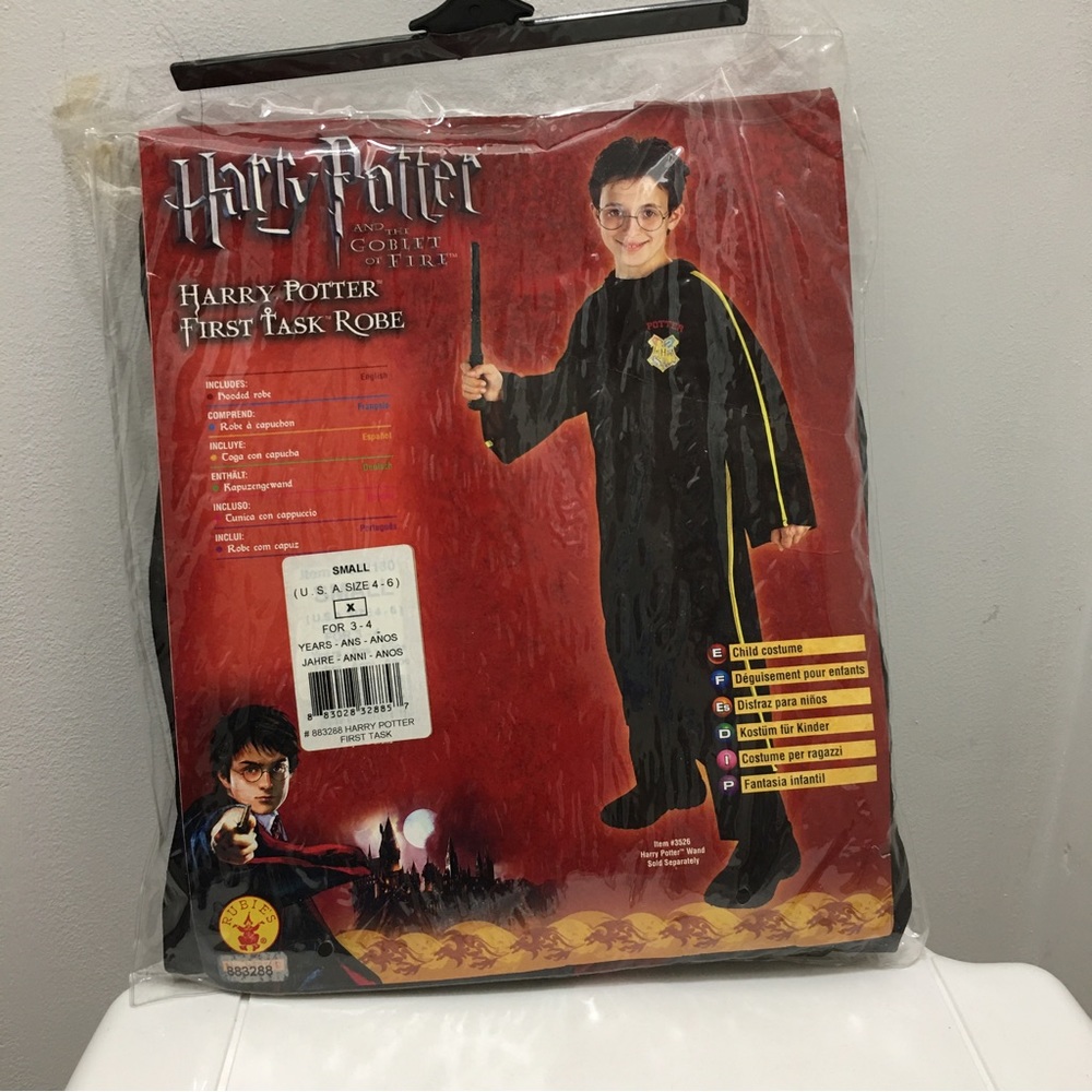Rubie's Harry Potter Kids First Task Robe Halloween Costume Small NEW